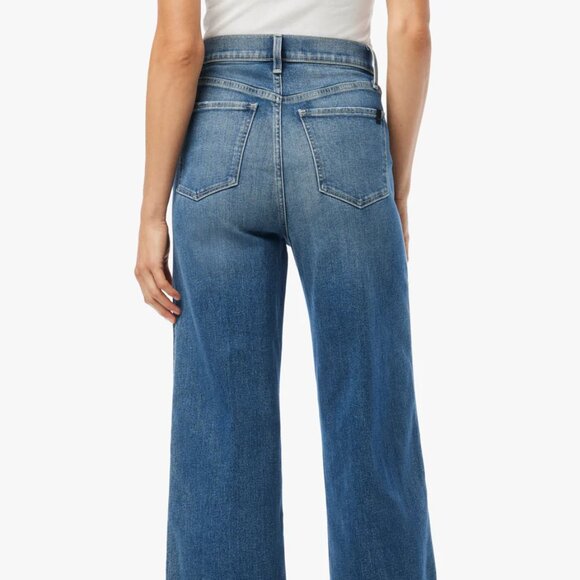 NEW JOE'S The Trixie Denim women Trousers With Wide Cuffs in medium wash 825 7t3 - Picture 5 of 9